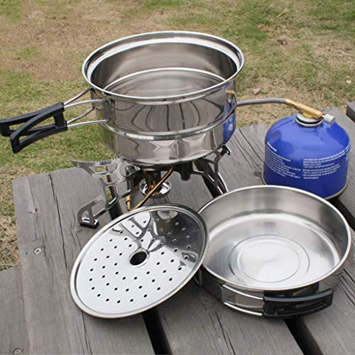 3 pièces/Ensemble casseroles antiadhésives casseroles Portable Camping en Plein air randonnée Ensemble de Cuisine ustensiles de Cuisine Vaisselle de Voyage