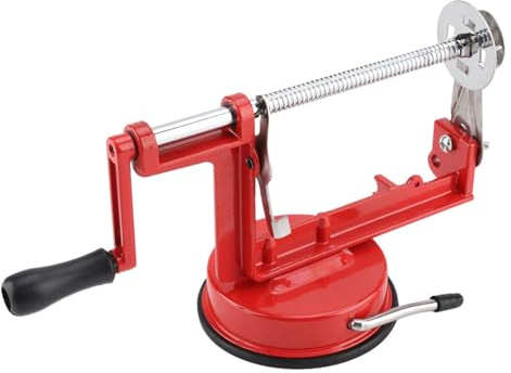 Tagliapatate Affettatrice A Spirale, Tagliaverdure A Spirale In Acciaio Inossidabile Base AspiranteTwister Cutter Affettatrice Per Patate Contorte Fry Spiralizzatore Di Verdure