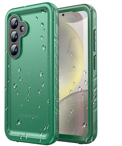 SPORTLINK for Samsung Galaxy S24 Waterproof Case - 360 Full Body Heavy Duty Shockproof Protection Front and Back S24 Case[Built in Screen+Camera Protector][Dustproof][IP68 Underwater]-6.2” Green