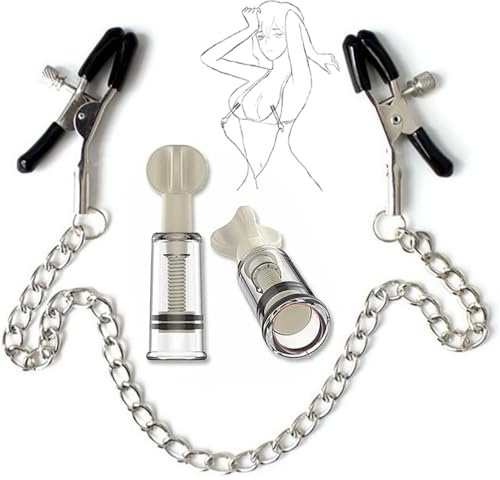 Iron-Story Clips de chaîne de corps pour femmes et 2 accessoires d'outils de jeu Nipplē
