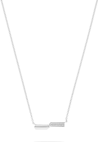 JETTE Damen-Kette 925er Silber, recycelt 17 Zirkonia One Size 89137403