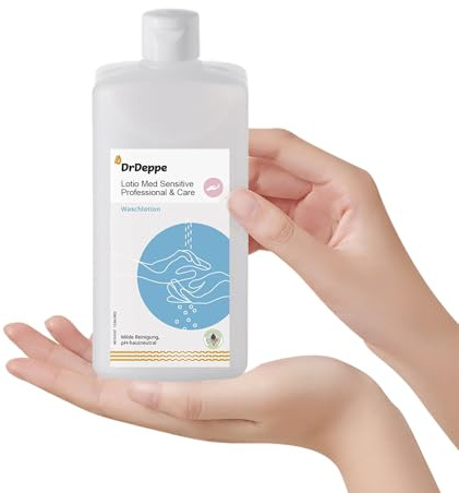 Reinigungsmilch für empfindliche Haut alkoholfrei, ohne Parfüm und Farbstoffe, sanfte Reinigungslotion 500ml