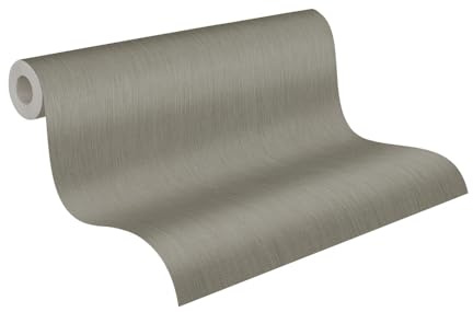 Livingwalls Designer Wallpaper Daniel Hechter - Single-Coloured Non-Woven Wallpaper - 10.05 m x 0.53 m - Khaki - Made in Germany - 781556