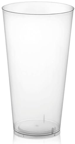 Maxi Products - Vasos Cubata de Plástico Reutilizables 480 cc - Reciclables, Ancho y Duro para Fiestas, Eventos y Celebraciones