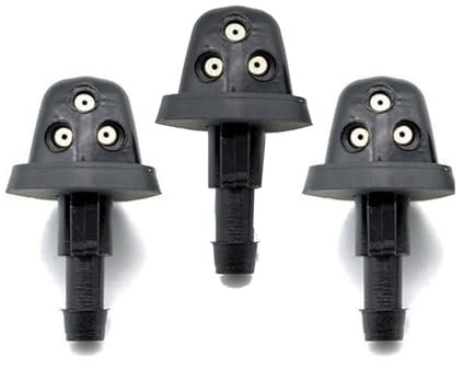 MEXWLOP Erick's Wiper 3-teiliges Scheibenwaschdüsen-Set for vordere und hintere Windschutzscheibe, dreifache Waschdüse, for VW, T25, T3, Vanagon, Upgrade !!! Auto-Scheibenwaschdüse