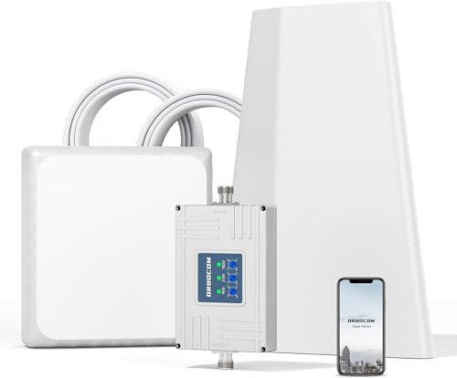 Handy Signalverstärker 5G 4G 3G Support Band 1/3/8 for T-Mobile,Vodafone,O2,E-Plus 4G Mobilfunk Signalverstärker Unterstützt die Verwendung durch mehrere Benutzer, verbessert die Mobile Netzwerka