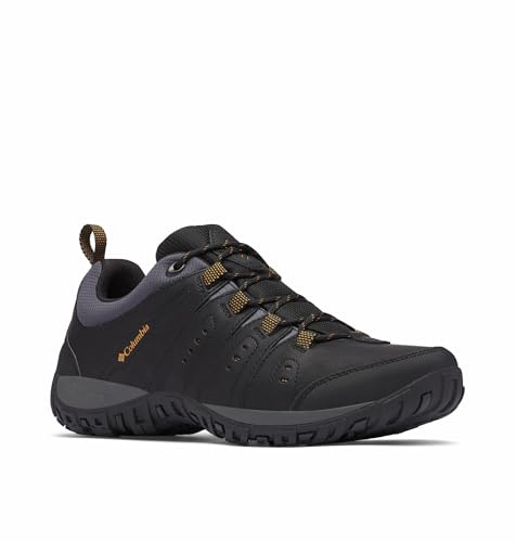 Columbia Woodburn 2 Chaussures de Randonnée Basses Homme, Noir (Black - Goldenrod), 40 EU