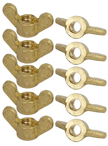 Aexit M6 Gewinde 1mm Pitch Messing Flügelmutter Flügelmutter 10tlg (f4a3d5d931c4d7bc1fa9206490b6d8c1)