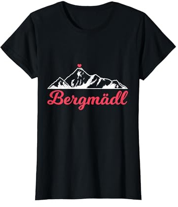 Wandern Bergmädel Bergkraxlerin Wanderer Berge Frauen T-Shirt