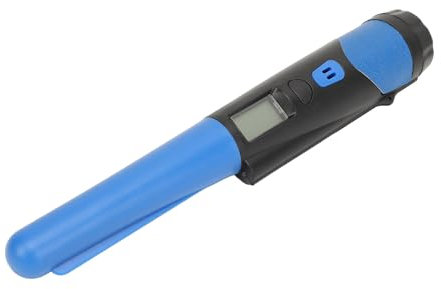 Hand Metal Detector, 360° Side Scanning Metal Detector Pinpointer with LCD Display and Belt Holster Portable Handheld Pin Pointer Wand Metal Finder for Adults Kids Treasure