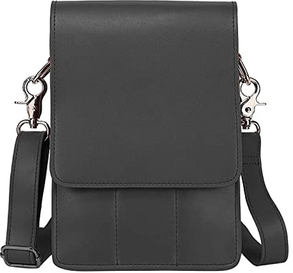Friseur-Holstertasche, Gürteltasche, Scherenhalter, Schwarz, 21 x 19 x 4 cm