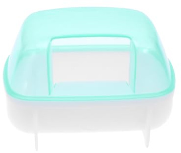 YARNOW casa de baños de Arena para hámster Baño de Arena Camas para Perros Cachorro removedor de Pelo de Mascotas champú para Perros Cama de Perro casa de baños de Arena Chinchilla Blue