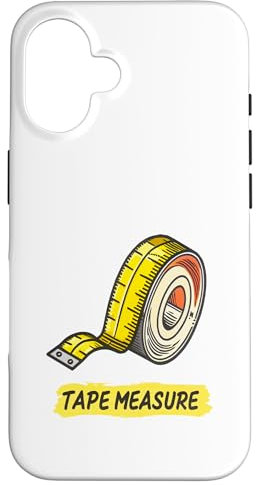Lustiges Maßband, Grafikkunst Hülle für iPhone 16