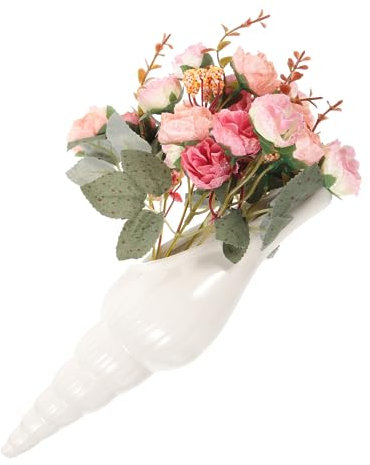 EXAOMBLE Wandvase Design Künstliche Blumenhalterung Für Moderne Wohnräume Für Wohnzimmer Schlafzimmer Und Küche Dekorativ Und Praktisch Für Persönliche Gestaltungen