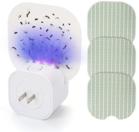 Plainsity Bug Zapper - Trappola per moscerini della frutta, per interni, a basso consumo energetico, per interni, cucina, garage