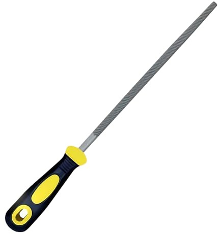 Metallfeilen, Rundfeilen-Set, 20,3 cm, professionelle Nadelfeilen für Metall, Holz, Kunststoff, Schmuck, feine Verarbeitung, Werkzeugspitzerfeile – rund
