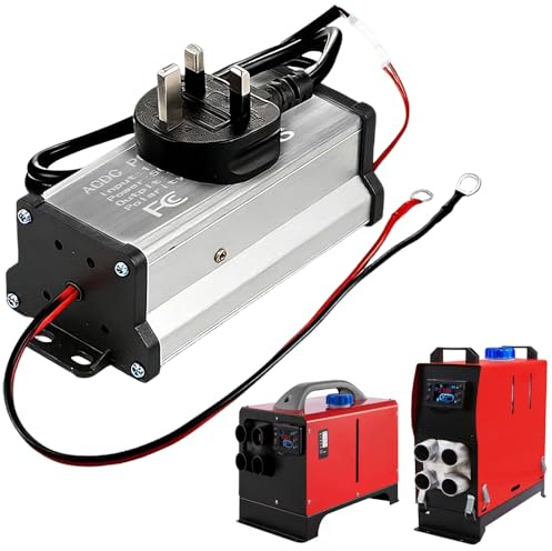 240V to 12V Power Converter Adapter, Diesel Air Heater Power Supply Adapter, DC Power Converter AC to DC Transformer for 5KW/8KW Diesel Parking Heater