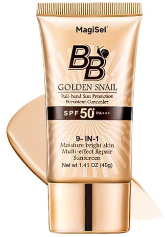Daily Protection BB Cream, BB Crème Anti-âge, Crème Nude Avec, Crèmes Teintée Pour Protéger, Sublimer Et Hydrater La Peau, Peaux Sensibles Et Peaux Grasses 40 G（couleur Naturelle）