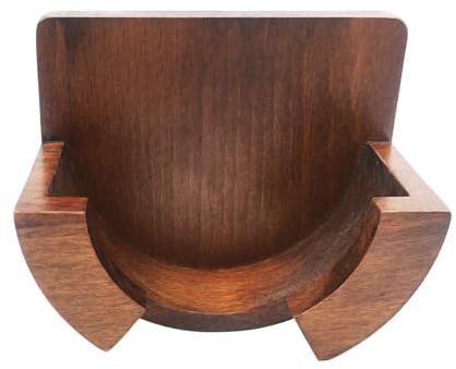 Siebträger-Wandregal – Selbstklebender Kaffeefilterhalter Aus Holz, 51 Mm, 53 Mm, 54 Mm, 58 Mm, Universeller Aufbewahrungsaufhänger | Espressomaschinen-Zubehör, -Werkzeug-Organizer, Haken Zum A