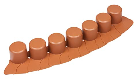 Gartenpalisade Palisáda, Abmessungen (mm) 4050x110x60, Terrakottafarbe