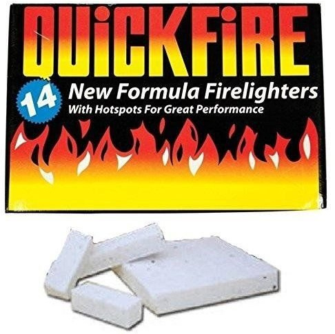 Quickfire Fire Lighters Firelighters Bulk Pack Hotspots Burners BBQ COAL LIGHTERS WOOD BURNERS (6)