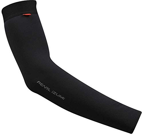 PEARL IZUMI Mangas Unisex para el Sol, duraderas y elásticas para protección Solar al Ciclismo, Correr y más, Color Negro, Talla XS