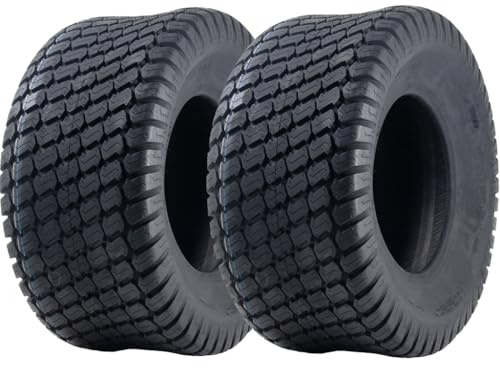 Parnells Wanda P332 Lot de 2 pneus de tondeuse à gazon à quatre couches 26 x 12.00-12