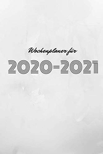Wochenplaner für 2020-2021