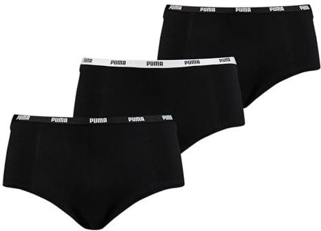 PUMA 3 x Womens Cotton Mini Shorts Black Small