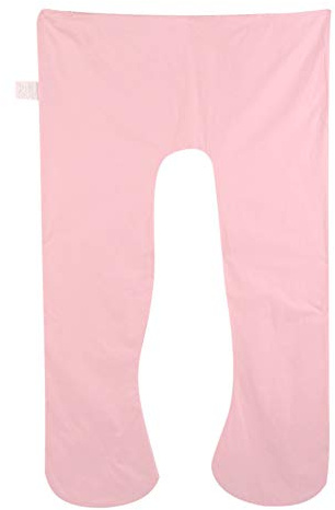 Funda de almohada para el cuerpo para el embarazo, 27.5 * 51.1 Funda de almohada en forma de U Funda de repuesto para almohada para el embarazo Almohada de cuerpo completo - Solo cubierta (pink)