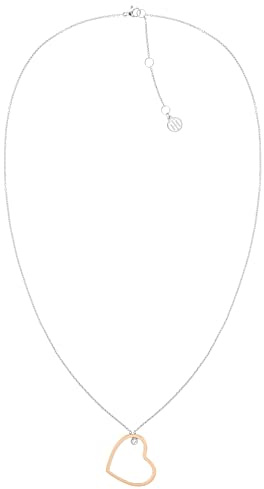 Tommy Hilfiger Jewelry Halskette für Damen aus Edelstahl mit Kristallen