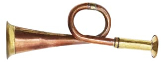 BRACOP Signalhorn Instrument Messing Signalhorn Trompete Indische Musikinstrumente Waldhorn Mundstück Dekorative Statue Skulptur Sammlerfigur für Zuhause, Tischdekoration, Geschenk