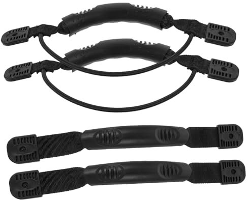 MUSISALY 4stücke Seitlicher Tragegriff Für Kajaks Kanu-Boote Aus PVC-Kunststoff Mit Bungee-Seil Einfach Zu Montieren Demontieren Robust Und Langlebig