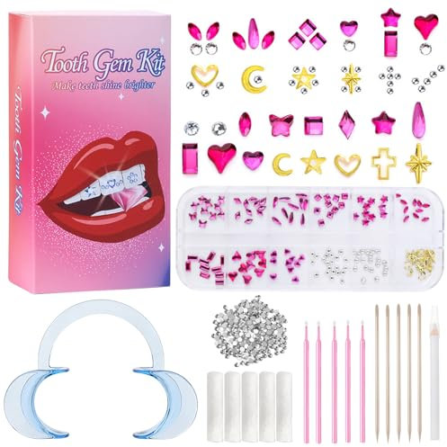 Zahnstein Schmuck Tooth Gem Kit Zahnschmuck Set Sie Können Sie Nach Belieben Kombinieren um Ihren Persönlichen Stil zur Geltung zu Bringen