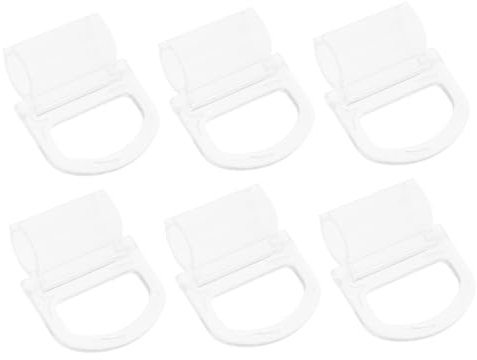 Cabilock Gefederter Rollogriff Transparentes Design Für Kleine Fenster Innenjalousien 6 Stück Fensterrollo Zughilfe