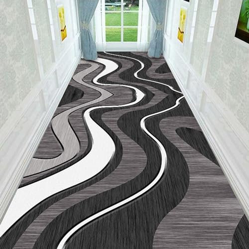 Tappeto passatoia lavabile per corridoio, corridoio, cucina, scale, 0,8 m x 5 m