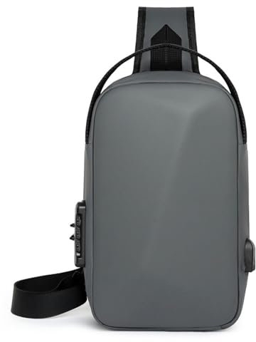 CHENZKBD Umhängetasche Herren Großkapazität Man Bag Outdoor Cycling Messenger Bag Herren Multifunktionaler Umhängetasche Geschäft All-Match Chest Chest Bag