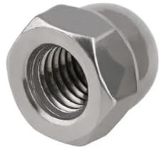1/2 Stück Feingewinde-Sechskant-Hutmutter M10 x 1,25/M12 x 1,25 mm, Edelstahl 304 DIN1587, sechseckig, dekorative Halbkreiskappe, Abdeckmutter, Kuppelmutter(M12x1.25mm(2pcs))