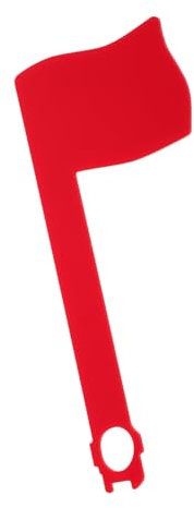 ibasenice Ricambio Per Postale Rossa Girevole Ricambio Per Dispositivo Notifica Accessori Decorativi Per Postale in Acrilico