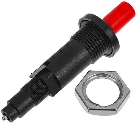 WEKADRIN Accenditore Piezoelettrico Scintilla per Gas Barbecue e Costruzione in Plastica Pp Facile da Usare Design Due Uscite