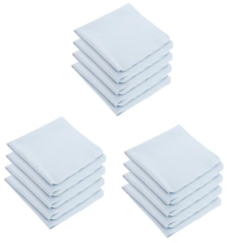 DIYEAH 12pcs Microfiber Eyeglass Cleaning Cloth Lens Wipes for Glasses Microfiber Glasses Cleaner