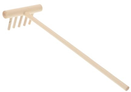 TOYZFRIENDY Mini Râteau Zen de Jardin Naturel Outil Manuel pour et Décoration Style Unique pour Création de Jardins de Sable Facile à Nettoyer Petit Accessoire Pratique