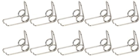 Mobestech 10 Stück Trompetenzubehör Wasserklappenfeder aus Metall Langlebig und Leicht zu Reinigen Einfache Montage für Trompete und Horn Spieler