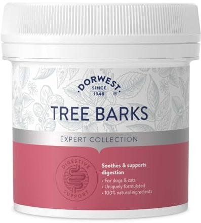 Dorwest Tree Barks Powder for Dogs and Cats, 100g, Slippery Elm Powder – Soothes Digestion & Upset Tummies, Eases Discomfort, Natural Formula