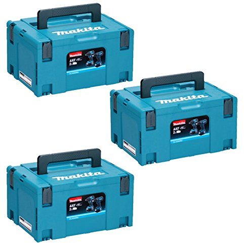 Makita MAKPAC Systemkoffer Gr, 3 im 3er-Set