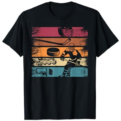 Patines de Hockey en línea Siluetas de Hockey Camiseta