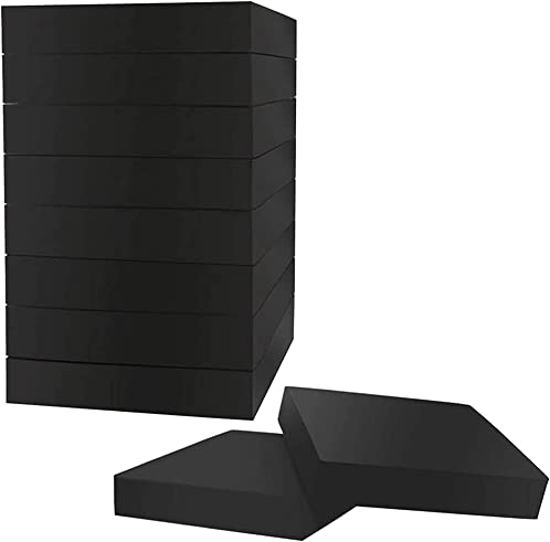 Jonoisax Multipurpose Rubber Pads Shockproof And Soundproof Pads Perfect Washing Machine Shock Absorbing Pads Heavy Equipment Anti-Slip Pads,100 * 100 * 20mm