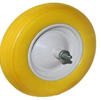 Ruota antiforo per carriola asse lungo