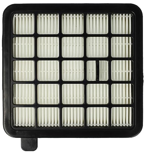vhbw filtre compatible avec Beko VCO 42701 AB | BKS 5440 A, VCO42701AB, VCO 42702 AD, VCO 42701 AR aspirateur - filtre HEPA noir / blanc