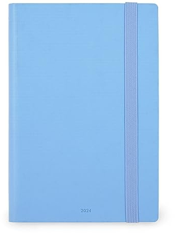 Tageskalender Large - 2024 - Large Daily Diary - 12M - Blue